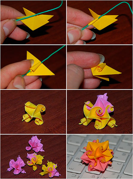 Как сделать красивые поделки из бумаги цветы